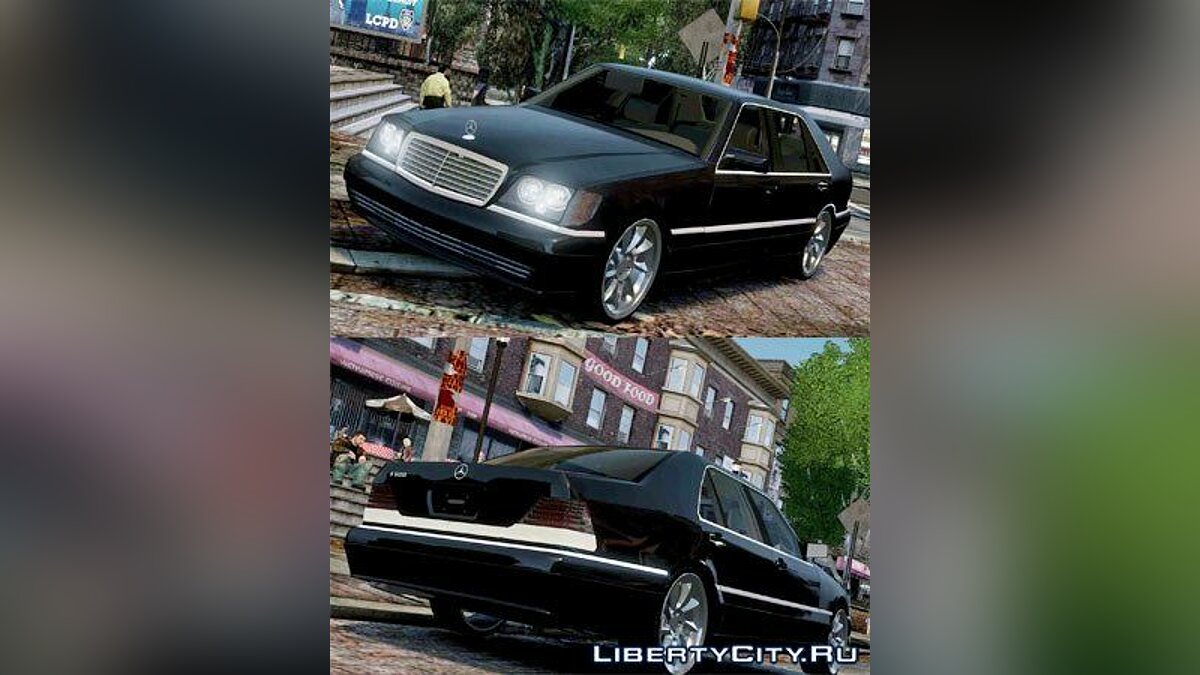 Скачать Mercedes-Benz S600 W140 для GTA 4