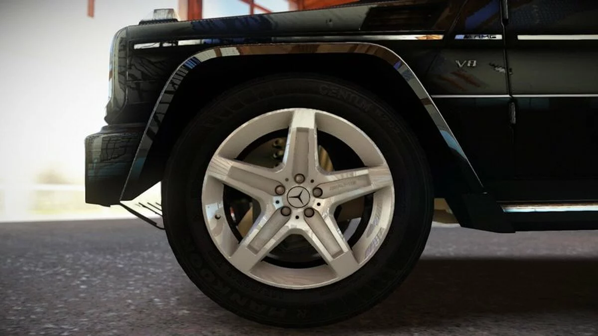 Mercedes-Benz G500 Moving Steering Wheel / GTA 4