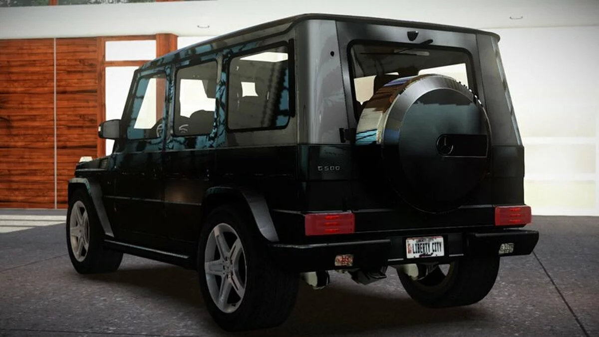 Mercedes-Benz G500 Moving Steering Wheel / GTA 4