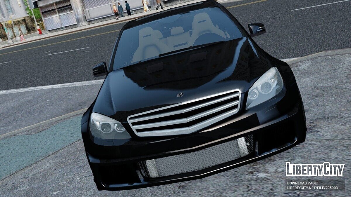 Скачать Mercedes-Benz C63 для GTA 4