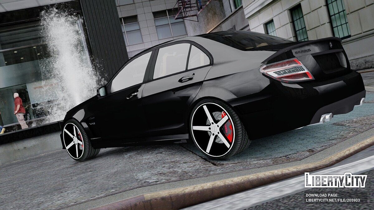 Скачать Mercedes-Benz C63 для GTA 4