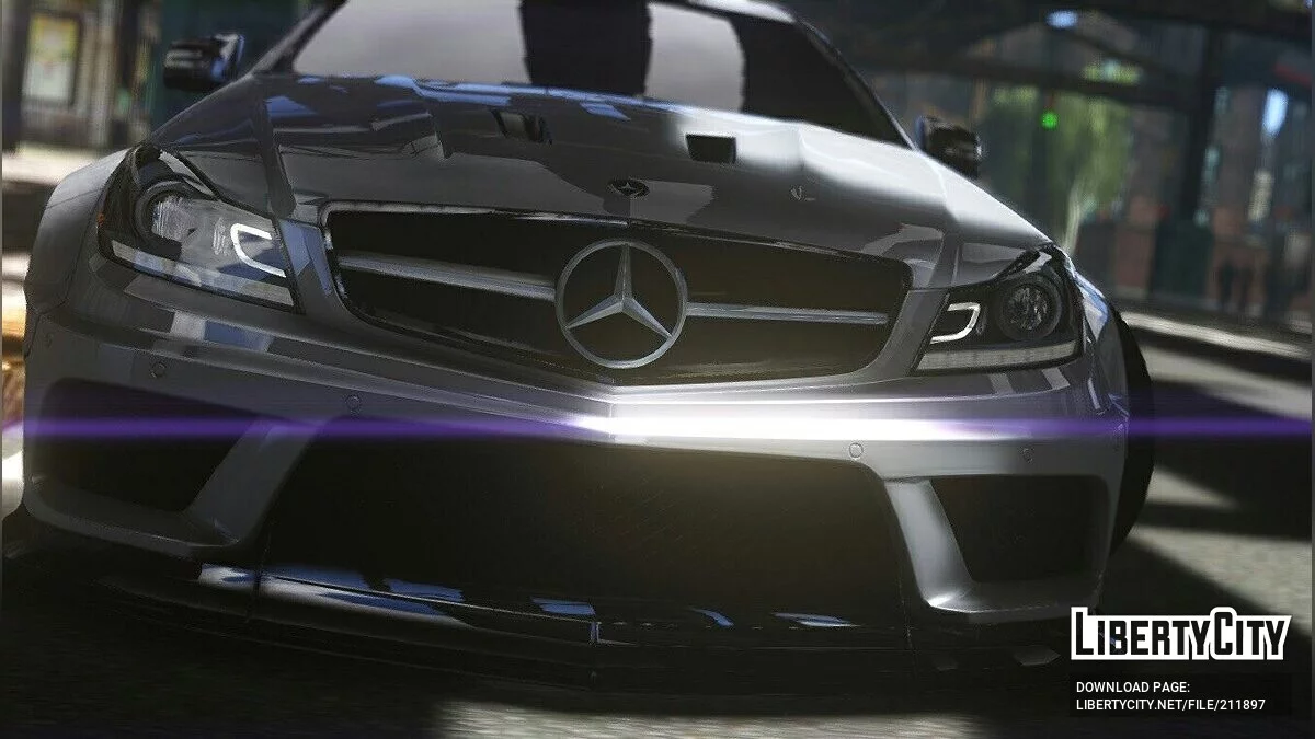 Mercedes-Benz C63 AMG Black Series Liberty Walk / GTA 4