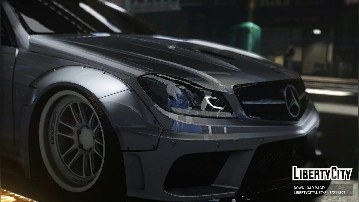 Mercedes-Benz C63 AMG Black Series Liberty Walk / GTA 4