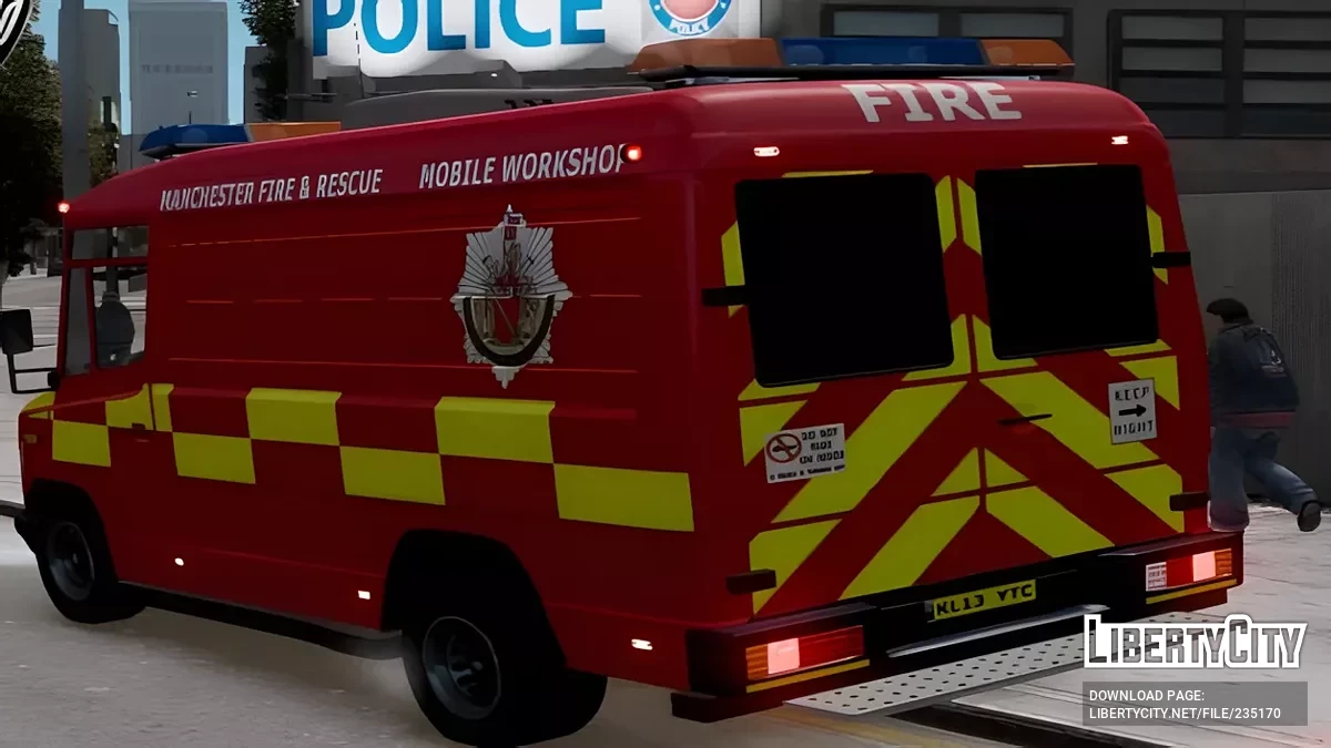 Mercedes-Benz Vario British Fire / GTA 4