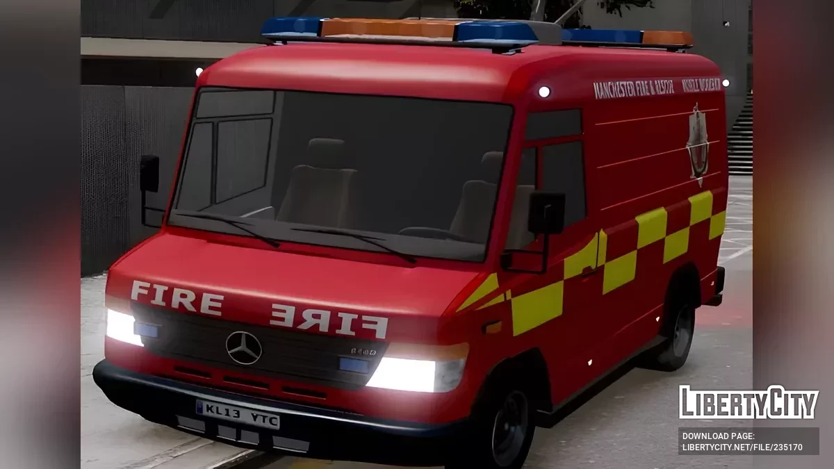 Mercedes-Benz Vario British Fire / GTA 4