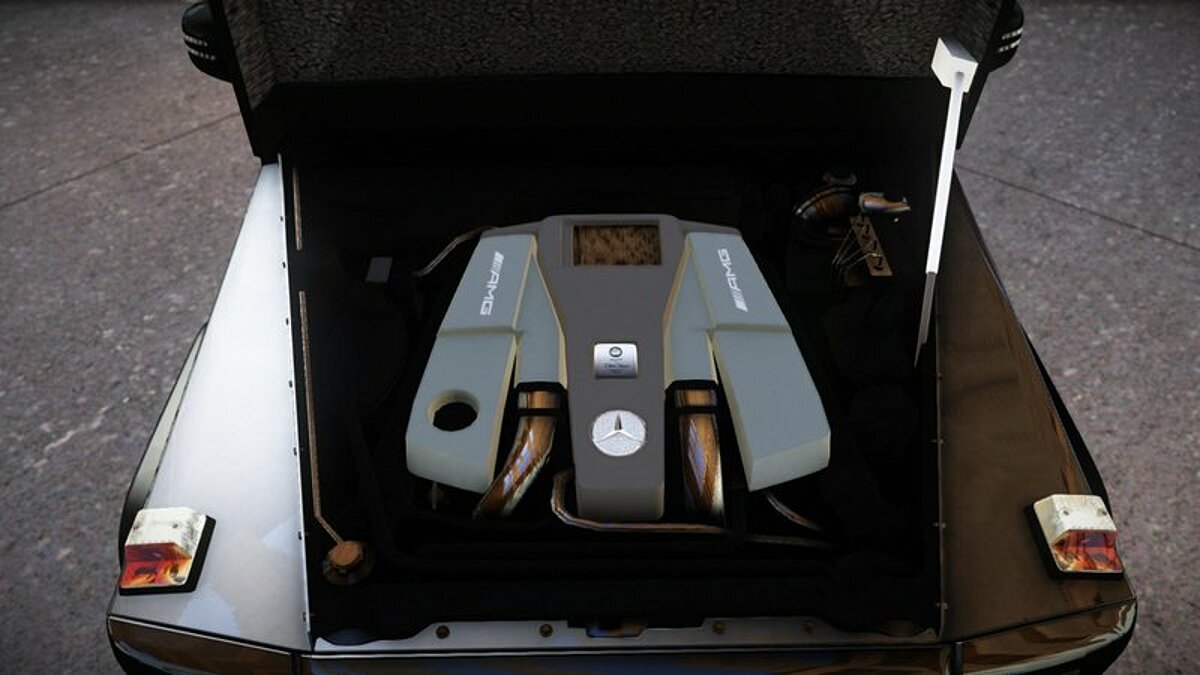 Mercedes-Benz G500 Moving Steering Wheel для GTA 4 - Картинка #8