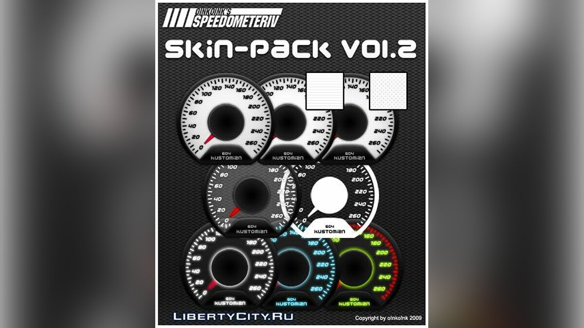 Speedometer IV - Skin-Pack vol.2 для GTA 4 - Картинка #1