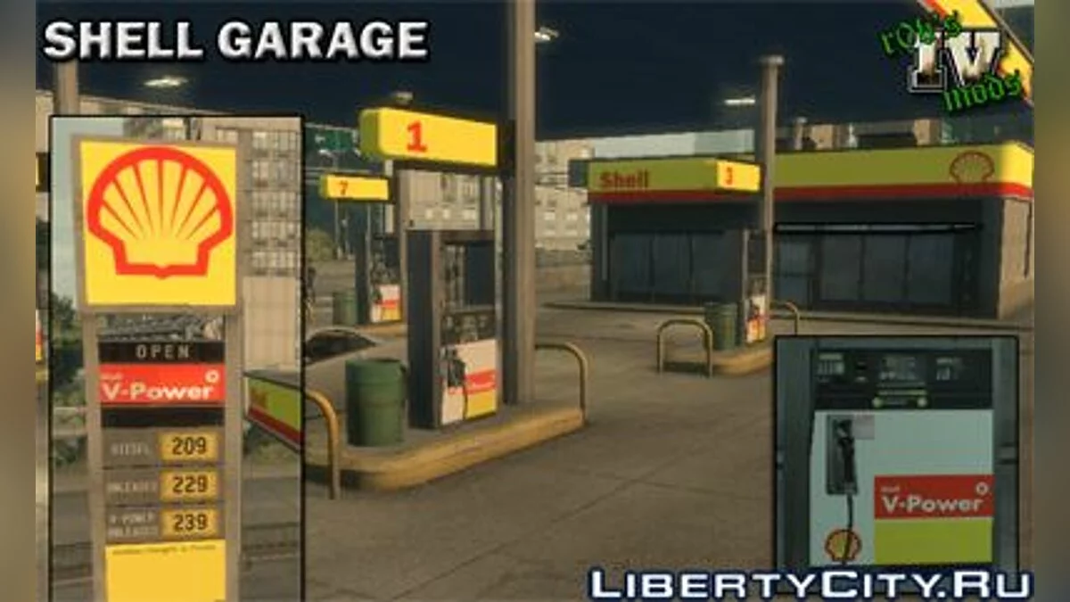 Shell Petrol Station / GTA 4