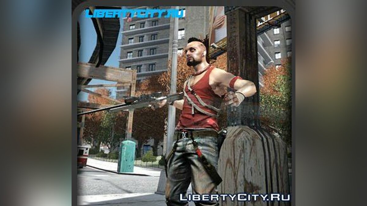 Скачать Ваас (Vaas) из Far Cry 3 для GTA 4