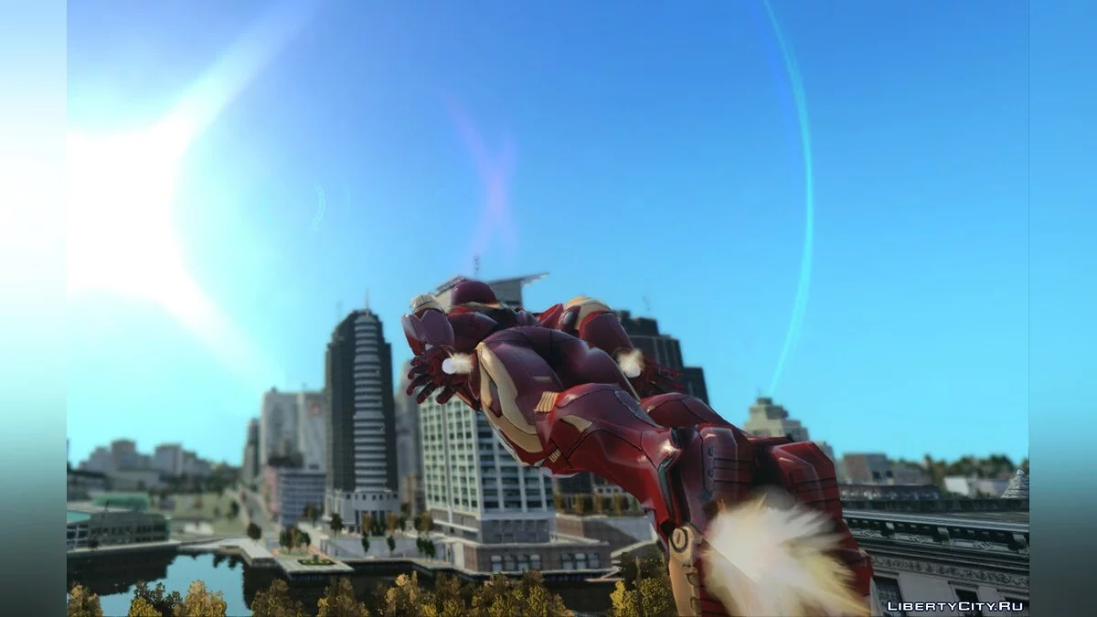 Iron Man IV - Custom Flying Animations / GTA 4