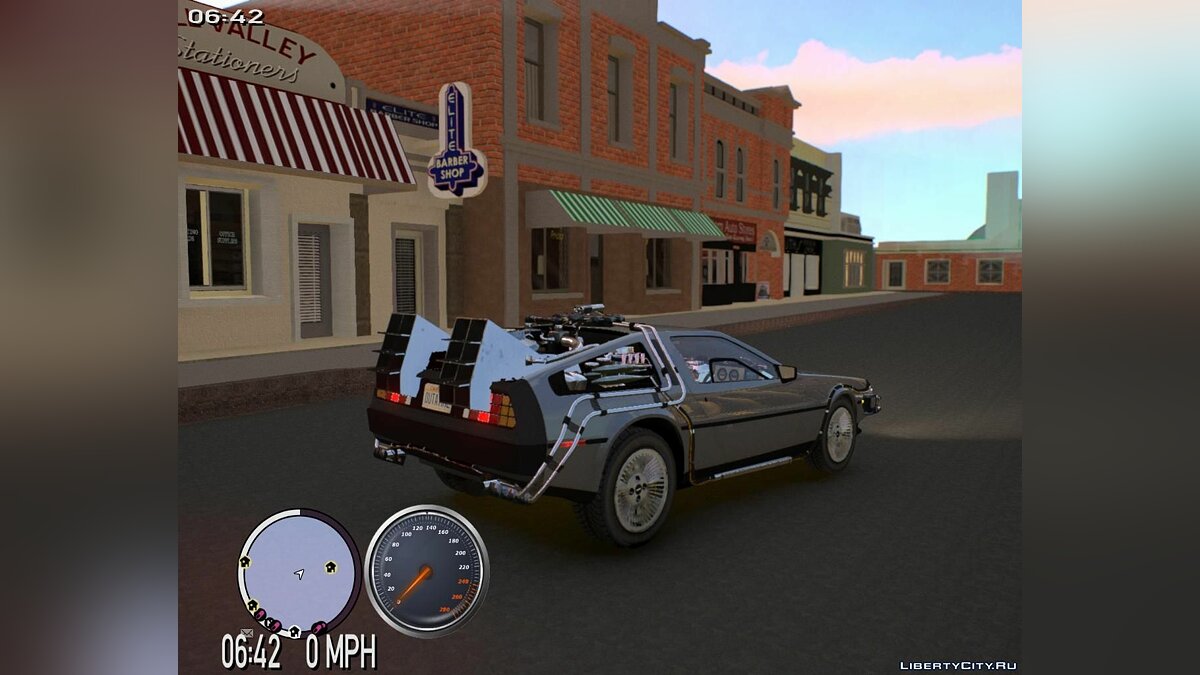 Скачать Back to the future + Hill Valley для GTA 4