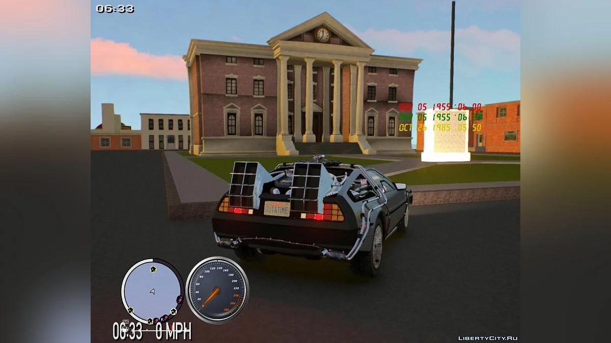 Back to the future + Hill Valley / GTA 4
