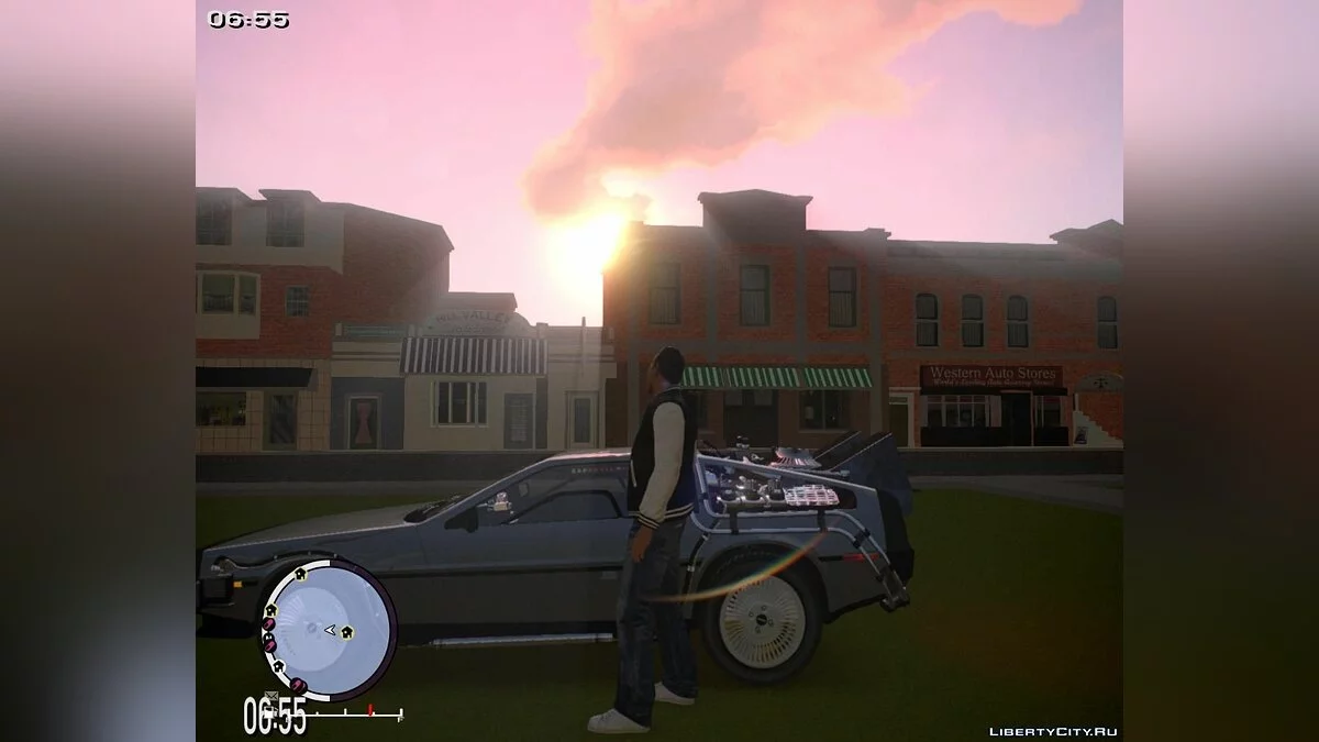 Back to the future + Hill Valley / GTA 4