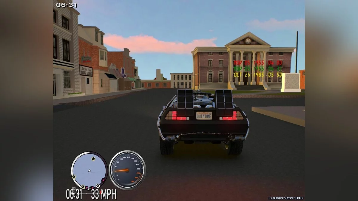 Back to the future + Hill Valley / GTA 4
