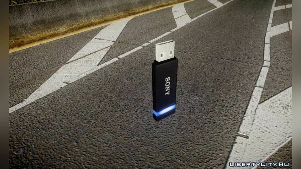 USB-флеш-накопитель Sony blue / GTA 4