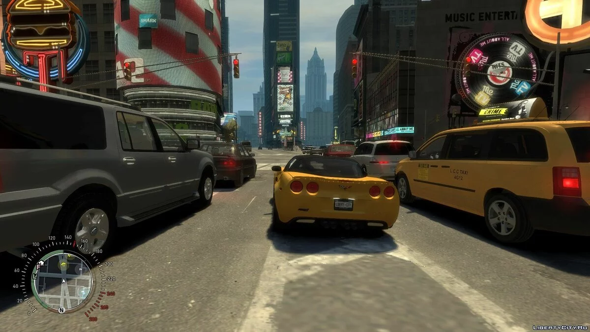 Спидометр (280 км/ч) / GTA 4