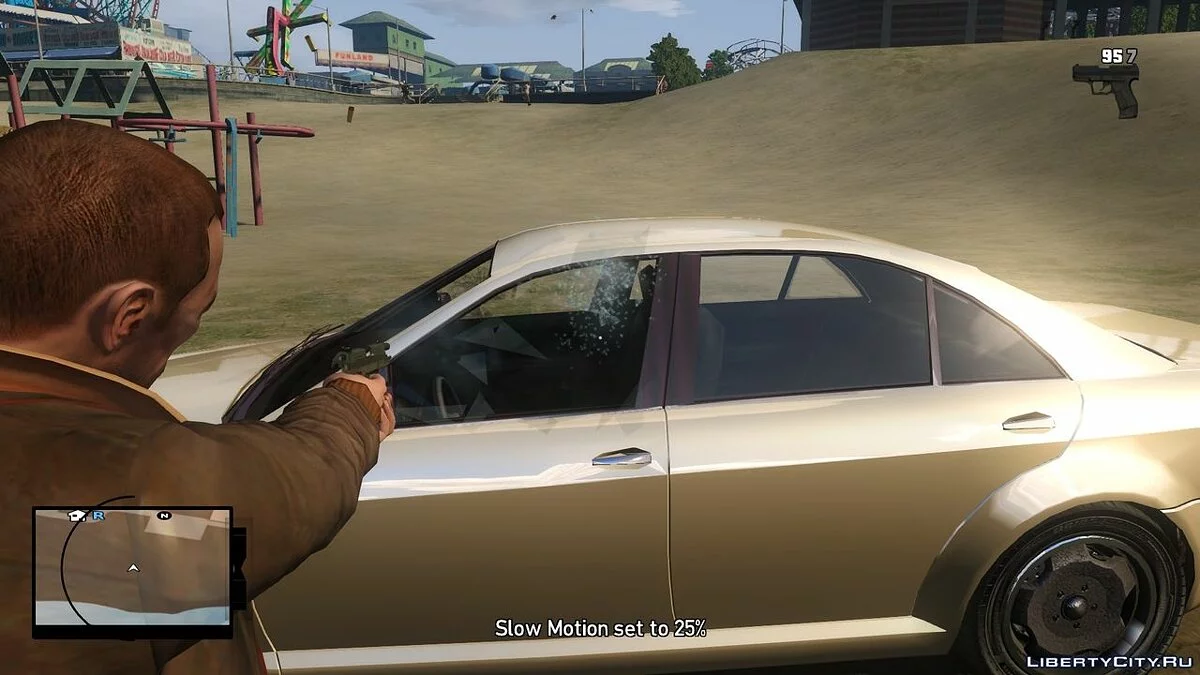 Фикс стёкол автомобилей / GTA 4