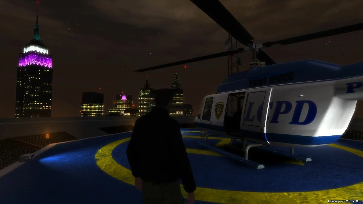 Бета огни Роттердамской башни / GTA 4