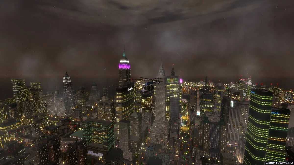 Бета огни Роттердамской башни / GTA 4