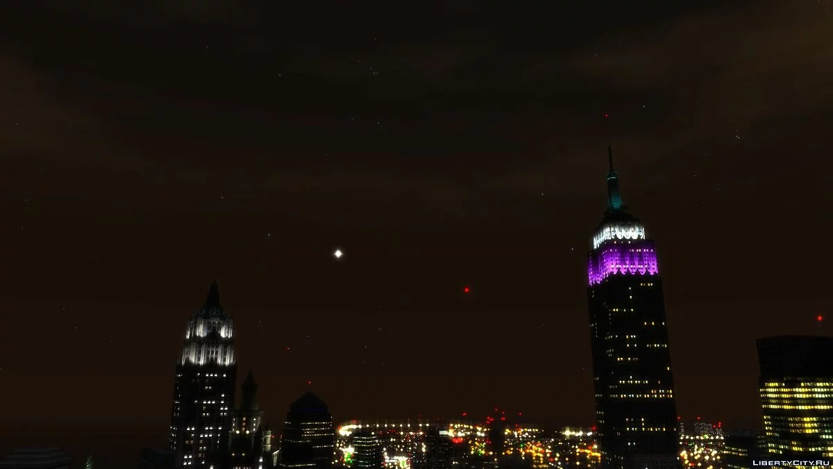 Бета огни Роттердамской башни / GTA 4