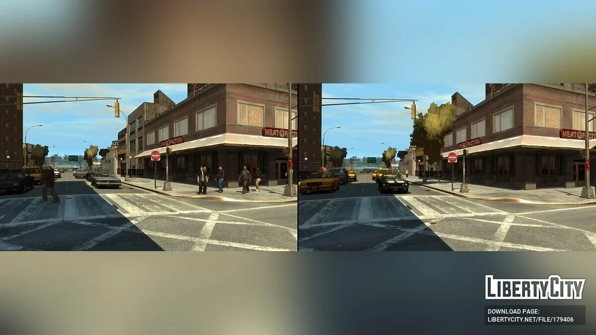 Восстановленное расположение деревьев / GTA 4