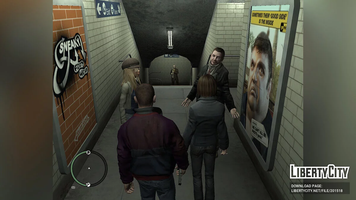 Слушать радиостанции вне машин / GTA 4