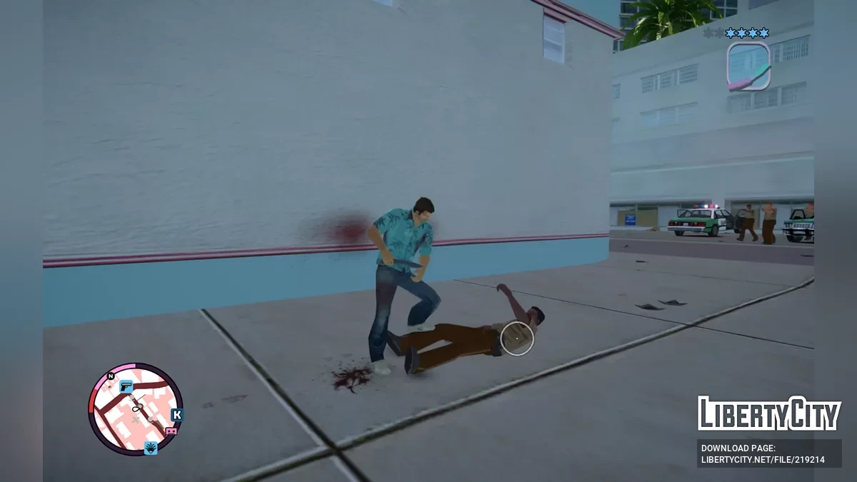 Классические иконки и звуки оружия для Vice City Nextgen Edition / GTA 4