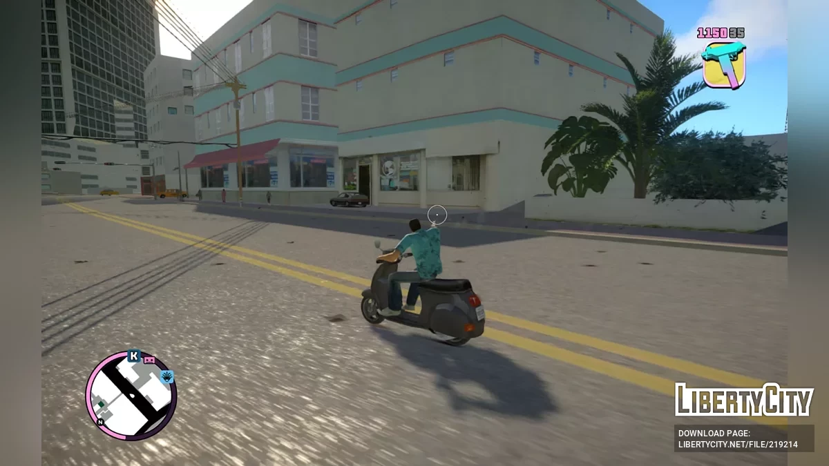 Классические иконки и звуки оружия для Vice City Nextgen Edition / GTA 4