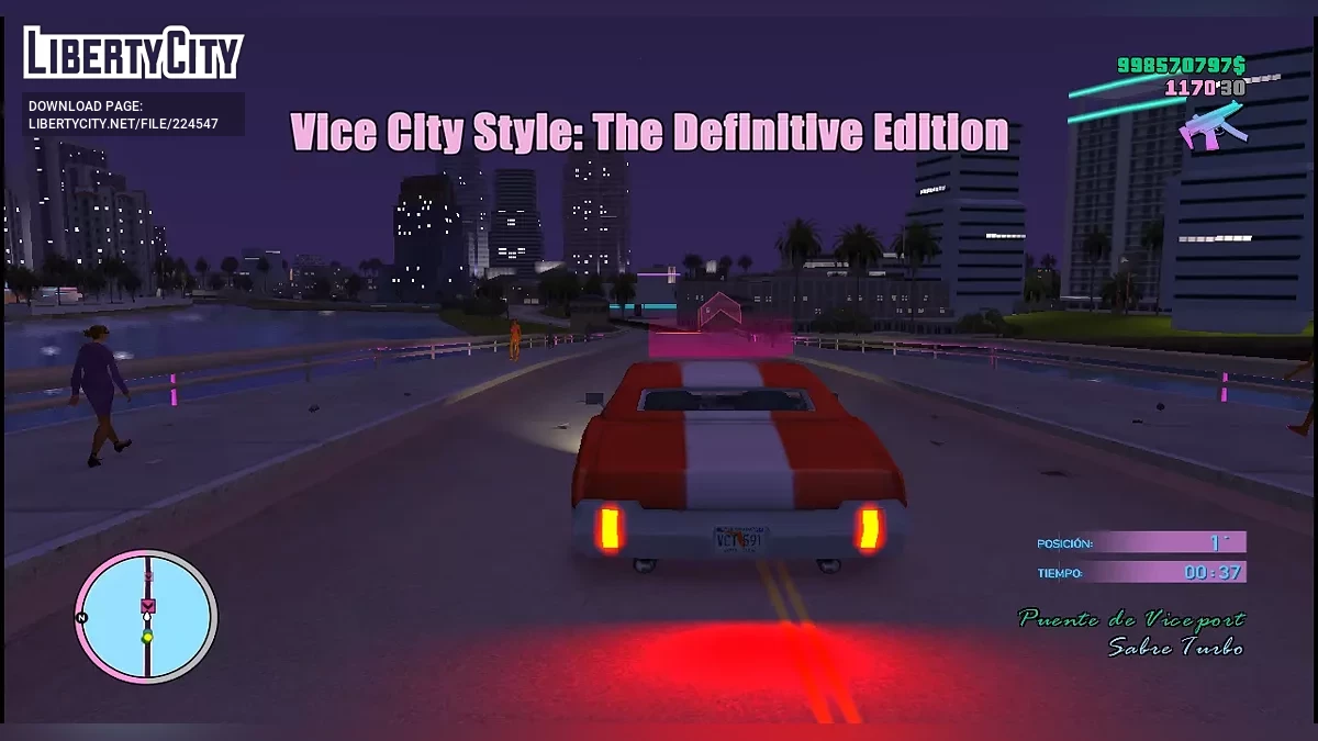 Новые шрифты, как в оригинальной Vice City v2 / GTA 4