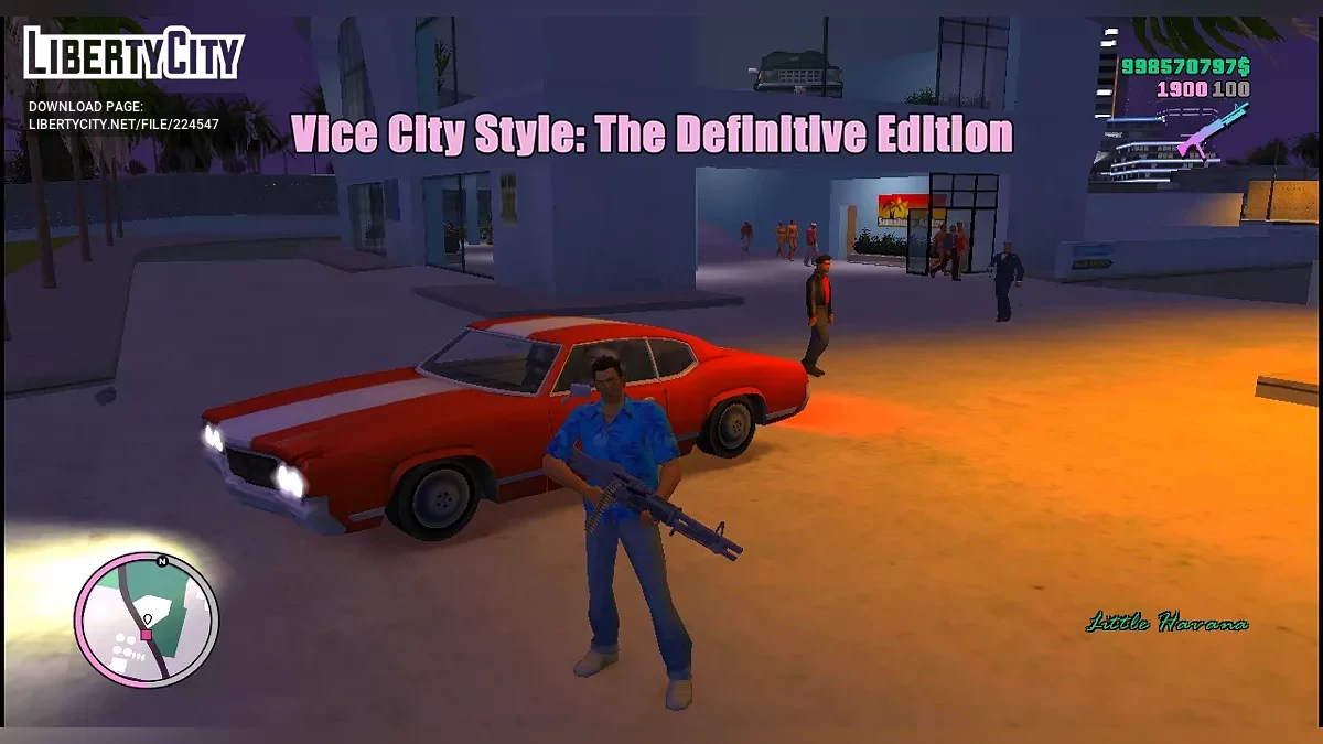 Новые шрифты, как в оригинальной Vice City v2 / GTA 4