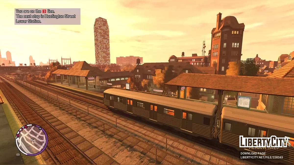 Обновленная станция Dukes Boulevard / GTA 4
