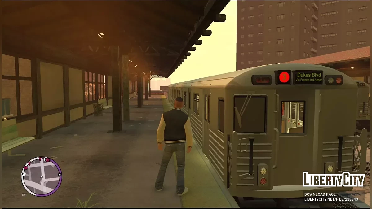Обновленная станция Dukes Boulevard / GTA 4