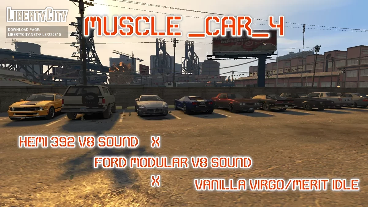Обновлённая коллекция звуков двигателей / GTA 4