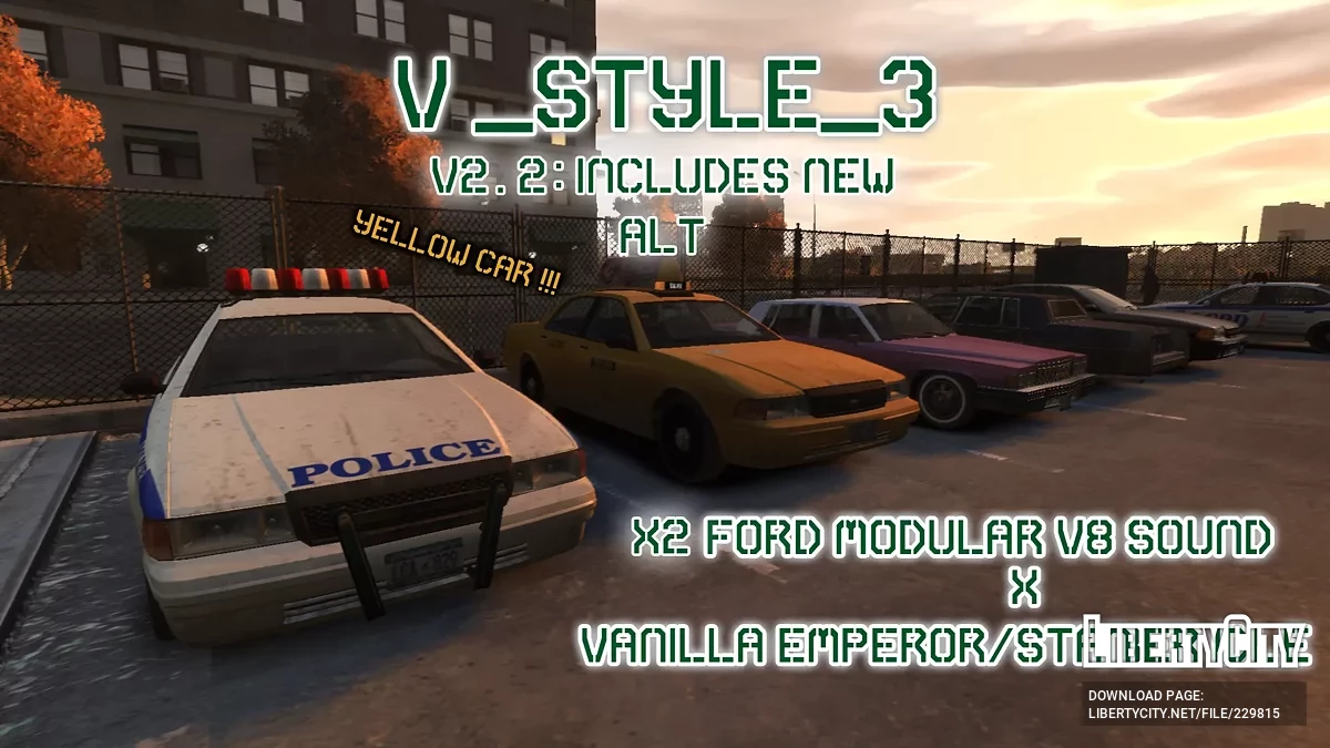 Обновлённая коллекция звуков двигателей / GTA 4