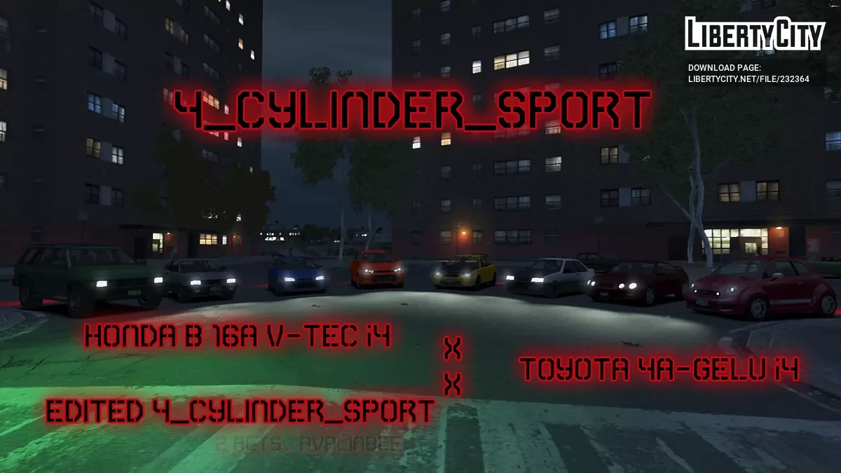 Новый пакет звуков для тюнингованных автомобилей / GTA 4