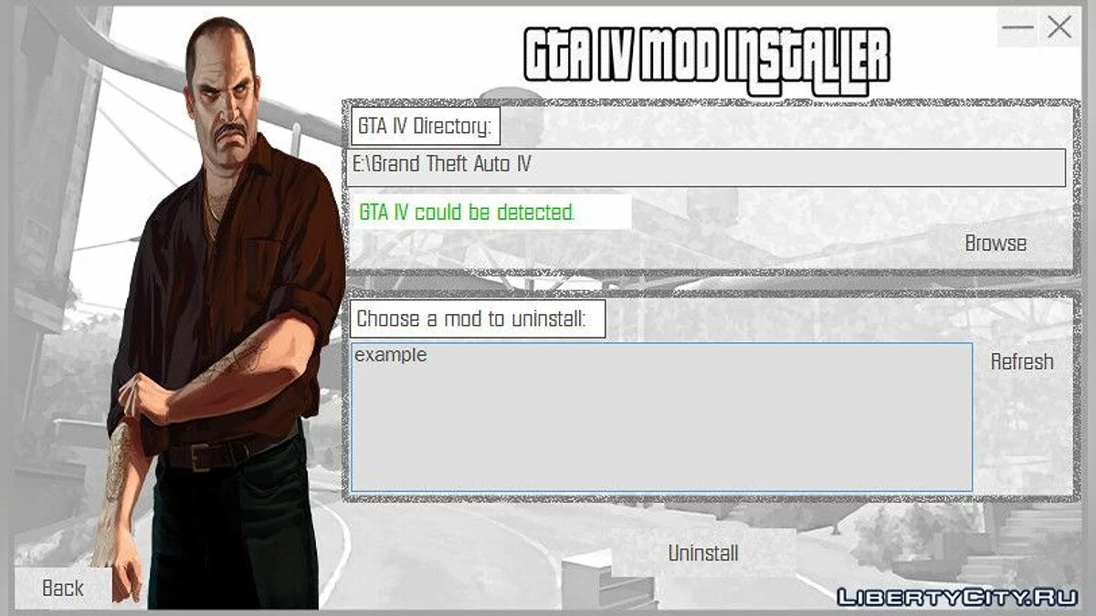 GTA IV Mod Installer v1.2 - Простой установщик модов / GTA 4