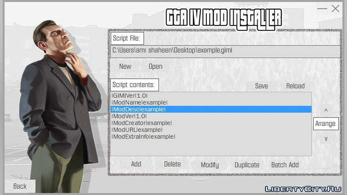GTA IV Mod Installer v1.2 - Простой установщик модов / GTA 4