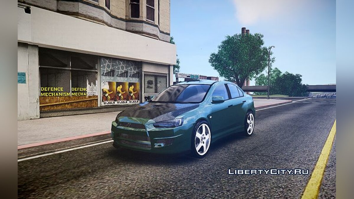 Скачать Mitsubishi Lancer Evo X Drift для GTA 4