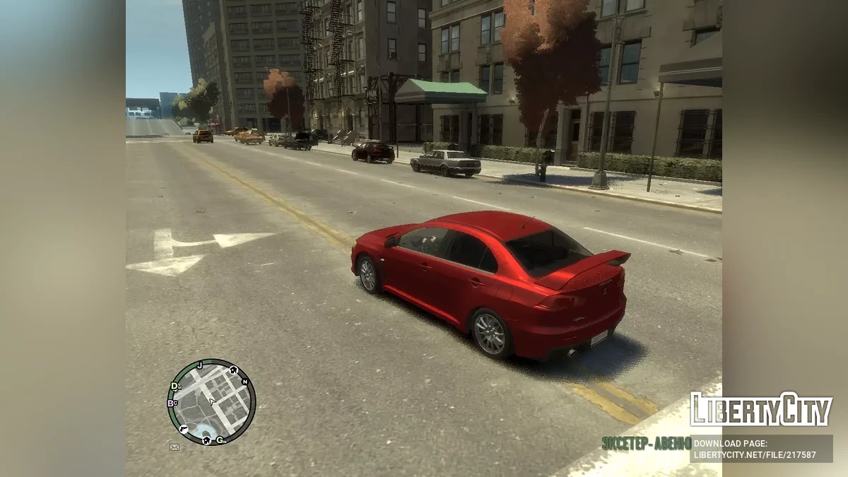 Mitsubishi Lancer Evolution X / GTA 4