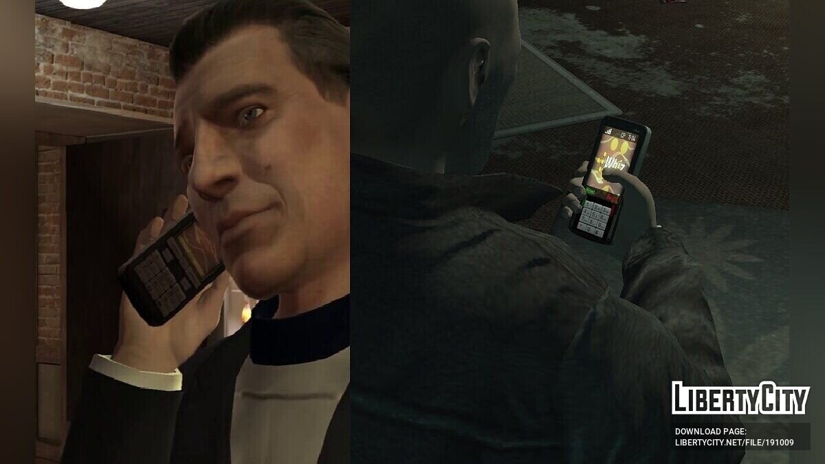 Замена phone3d_hq_private0.wtd в GTA 4 (16 файлов)