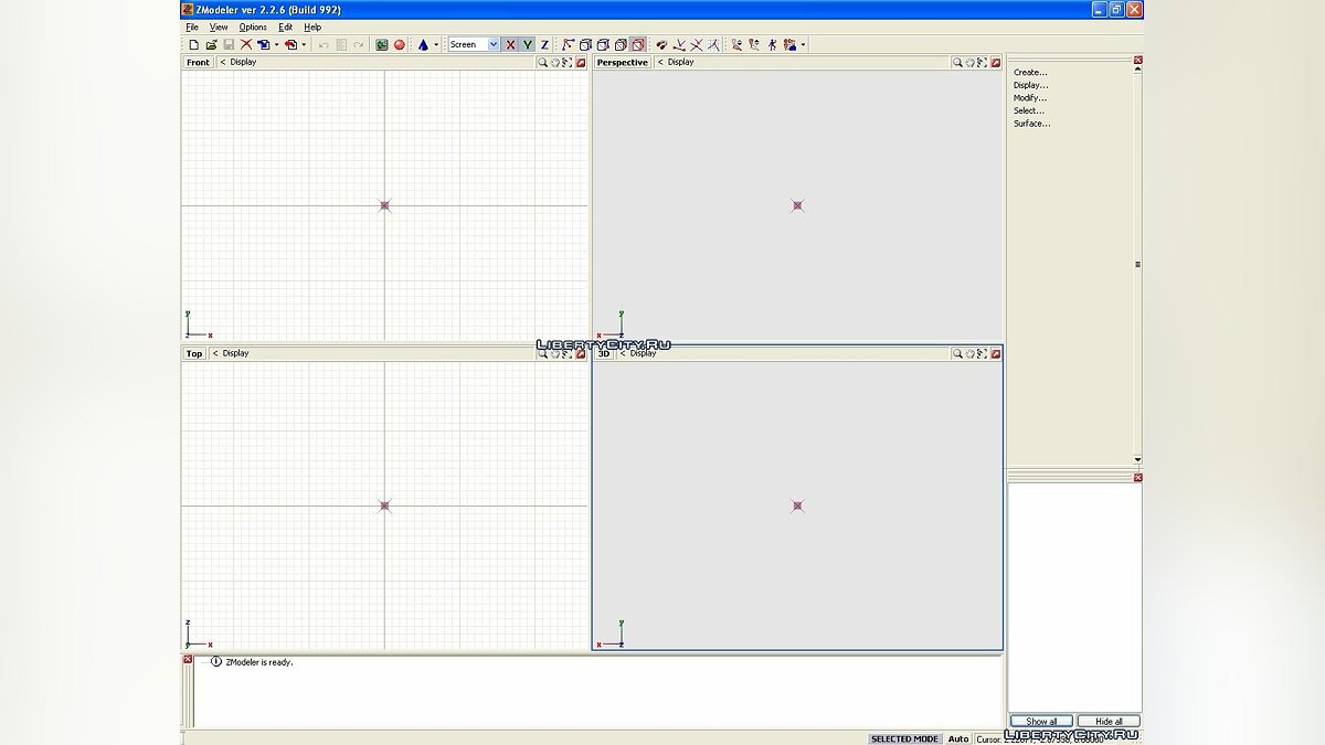 Скачать ZModeler V.2.2.6 Build 992 Для GTA 4