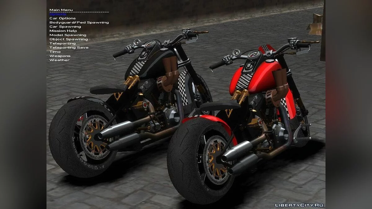 Harley Davidson Fat Boy Lo (Racing Bobber) / GTA 4