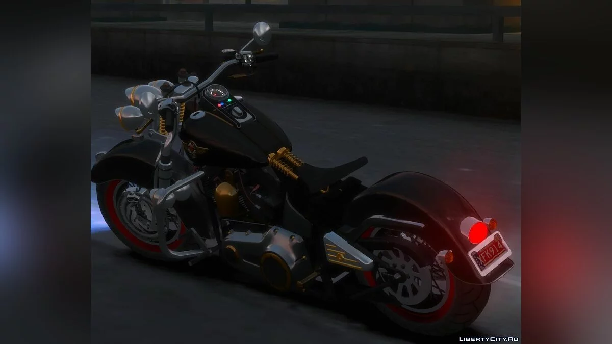 Harley-Davidson Fat Boy Lo (Vintage final) / GTA 4