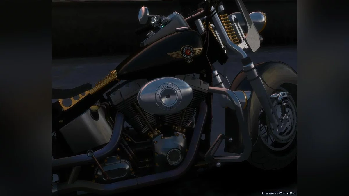 Harley-Davidson Fat Boy Lo (Vintage final) / GTA 4