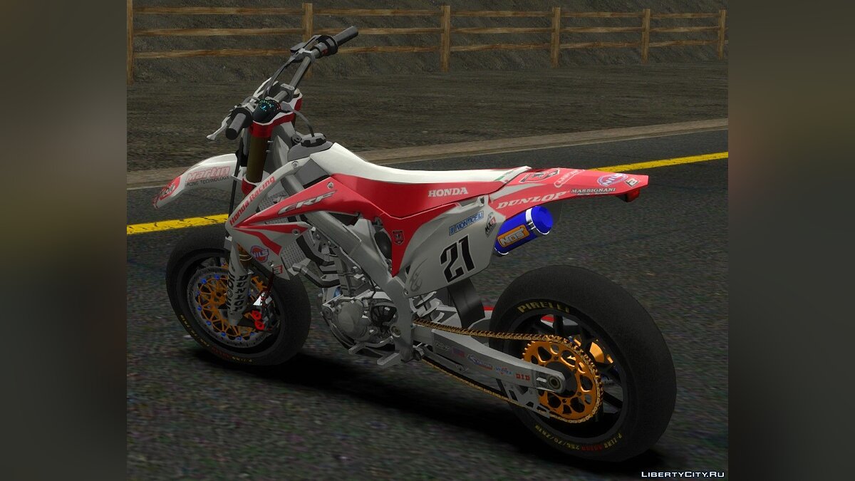 Скачать Honda CRF 450 Turbo Motard для GTA 4