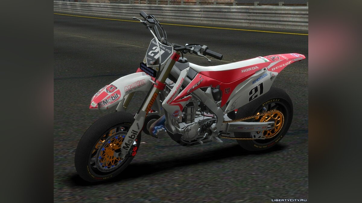 Скачать Honda CRF 450 Turbo Motard для GTA 4