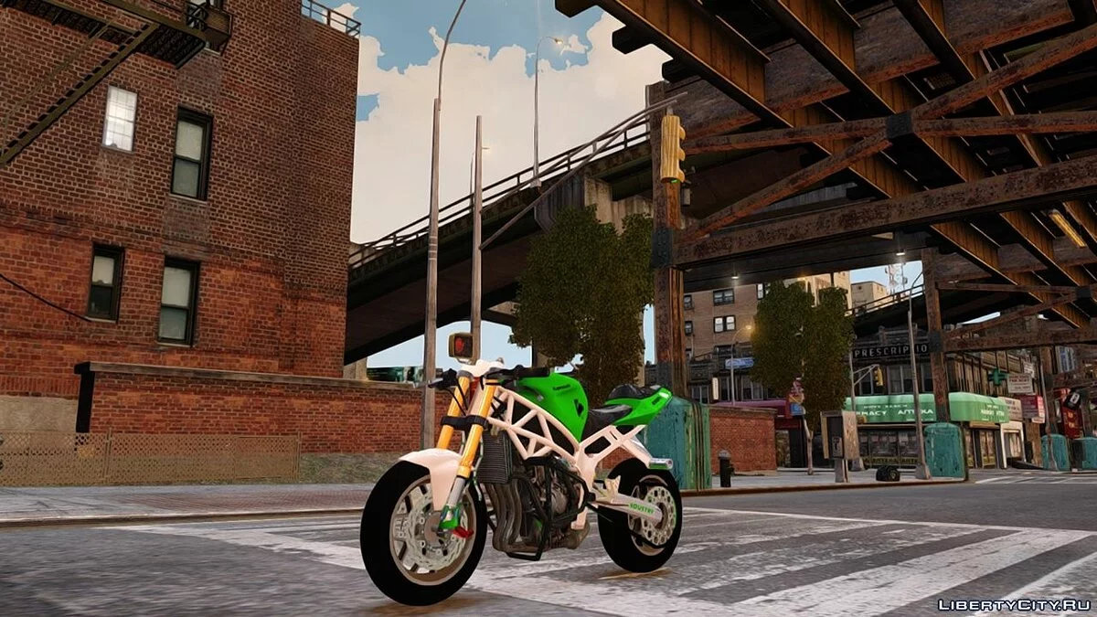 Kawasaki Ninja 636 stunt [Wolf66 edit V1] / GTA 4