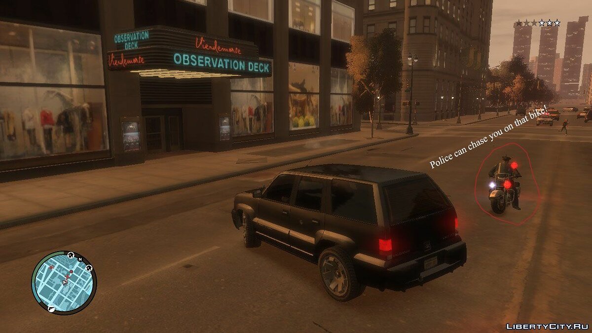 Скачать Полицейский байк из TBoGT для GTA 4