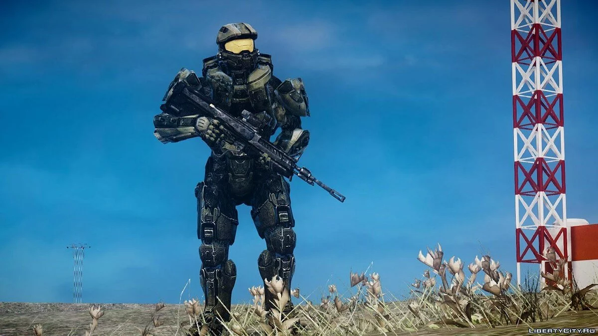 Halo 4 Master Chief & DMR / GTA 4
