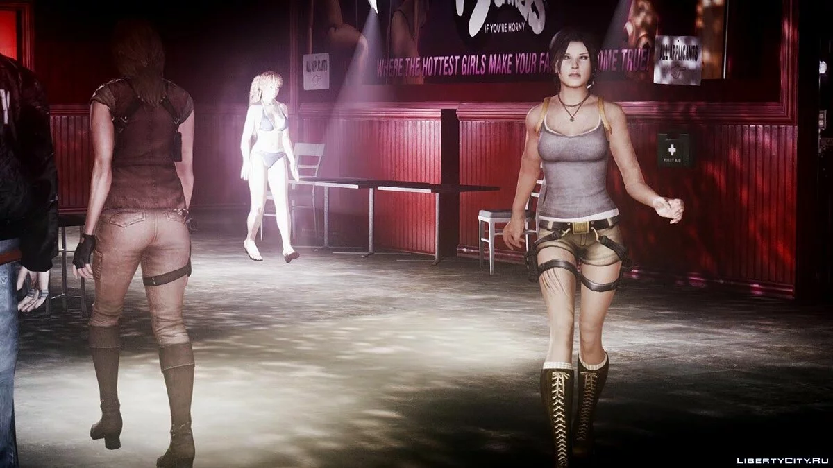 Tomb Raider 2013 Lara Croft Classic / GTA 4